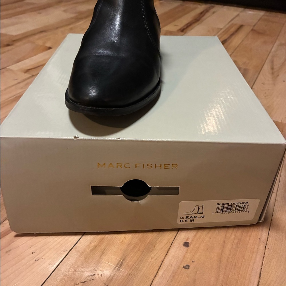Marc Fisher Black Leather women 's Boots